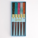 Chopstick Giftset/5 Wooden Blue Cloud 2915A  21297 1/100