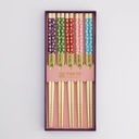 Chopstick Giftset/5 Dark Blue Sakura 2922A  21301 1/100