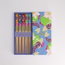 Chopstick Giftset/5 Blue Lotus 2924A 21302 1/100