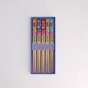 Chopstick Giftset/5 Blue Lotus 2924A 21302 1/100