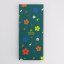 Chopstick Giftset/5 Wooden Turquoise Flower  295A 21306 1/100