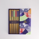 Chopstick Giftset/5 Colorful Circle  299A 21308 1/100