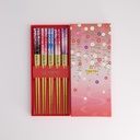 Chopstick Giftset/5 Flowers  2918A 21314 1/100