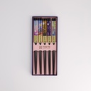 Chopstick Giftset/5 Purple Temple  2923A 21315 1/100