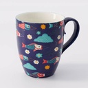 Kawaii Koinobori Mug W/Giftbox 8.5x10.2cm 340ml 21534 1/36