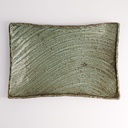 Mino Craft Rectangular Plate Wabi Uguisu 31x21x4cm FK-SW2303 4/24