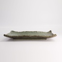 Mino Craft Rectangular Plate Wabi Uguisu 31x21x4cm FK-SW2303 4/24