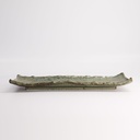 Mino Craft Rectangular Plate Wabi Uguisu 31x12.5x3cm FK-SW2305 6/36