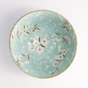 Light Blue Sakura Rice Bowl 13x6cm 350ml 6/72