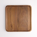 Walnut Wooden Tray 23x23x2cm E33-23 1/50