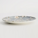 Fujisakura Plate 16.5x2cm Gray 22591 12/96