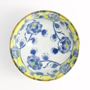 Botan Rice Bowl 12x6.4cm Yellow/Blue 22600 6/72