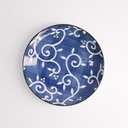 Tokyo Blue Karakusa Round Plate 16.5x2.7cm 40-230404 HB-17 6/72