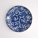 Tokyo Blue Karakusa Round Plate 21.5x3.4cm 40-230404 HB-18 6/48