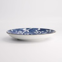 Tokyo Blue Karakusa Round Plate 21.5x3.4cm 40-230404 HB-18 6/48