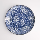 Tokyo Blue Sakura Round Plate 21.5x3.4cm 40-230404 HB-24 6/48