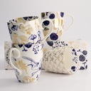 Flora Japonica Gold Mug Giftset 4pcs 8.5x10.2cm  340ml 21784 1/6