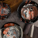 Asakusa Round Plate 25x3cm Geisha 21788 4/24