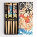 Chopstick Giftset/5 Yakuza Octopus