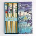 Chopstick Giftset/5 Temple A1-B158 21875 1/100