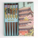 Chopstick Giftset/5 Temple A26-B168 21877 1/100