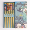 Chopstick Giftset/5 Budha DJB5-603 21879 1/100