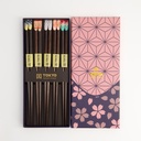 Chopstick Giftset/5 Wood DJ23-0609-21 22235 1/100