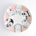 Kawaii Animals Ramen Bowl Pink 21x7.8cm 1000ml 33022 3/36