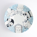 Kawaii Animals Ramen Bowl Blue 21x7.8cm 1000ml 33023 3/36
