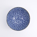 Hana Blue Mixed Bowls 18x9cm 1000ml Karakusa KA-57 4/32