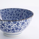 Hana Blue Mixed Bowls 18x9cm 1000ml Karakusa KA-57 4/32