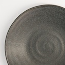 Onyx Noir Plate 25.4x4cm YW-7216/BK 3/36