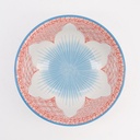 Lily Flower Bowls Ramen 20.5x8cm 1200ml Red 20936 3/24