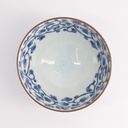 Kawaii Rice Bowl Karakusa 12.5x6.5cm 350ml Blue 10/120