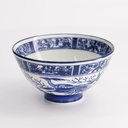 Mixed Bowls Rice Bowls 12x7cm 400ml Kacho BL/WH B 5/120