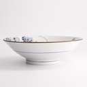 Hokusai Ramen Bowl 24x7.5cm Blue/White 21209 4/24