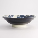 Mixed Bowls Bamboo 24.5x7.5cm Blue/White 1400ml 21216 4/24