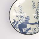Mixed Bowl Plum 24.5x7.5cm Blue/White 1400ml 21217 4/24