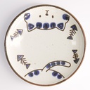 Kawaii Cat Neko Plate 16.2x3.4cm Blue 21267 6/72