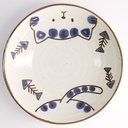 Kawaii Cat Neko Plate 21x5.2cm Blue 21269 3/36