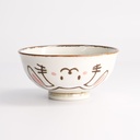 Kawaii Rabbit Usagi Rice Bowl 11.5x6cmh 300ml Red 21274 10/80