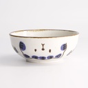 Kawaii Cat Neko Bowl 13.2x5cmh 360ml Blue 21275 6/48