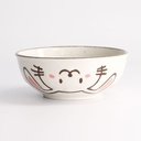 Kawaii Rabbit Usagi Bowl 13.2x5cmh 360ml Pink 21276 6/48