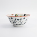 Kawaii Lucky Cat Neko Bowl Red 15x7cm 500ml 33009 6/48