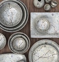 Grey Soshun Bowl 13x6cm 350ml YT-9977 6/72