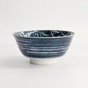 Japonism Lion Tayo Bowl 14.7x6.9cm 500ml Black YW-9103/BK 6/48