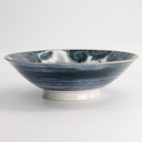 Japonism Lion Menbachi Bowl 25.2x7.7cm 1600ml Black YW-9105/BK 3/24