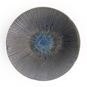 Sky Blue Deep Plate 22x4cm TN-7020/B 16390 6/36