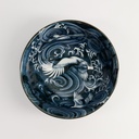 Japonism Crane Tayo Bowl 14.7x6.9cm 500ml Black 18691 6/48