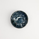 Japonism Crane Dish 8.7x3.7cm 95ml Black 18697 12/144